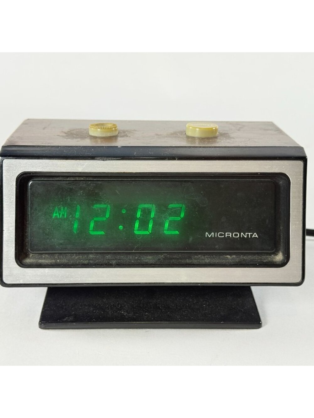 Vintage Micronta Electronic Digital Clock. 63-815A Working Taiwan